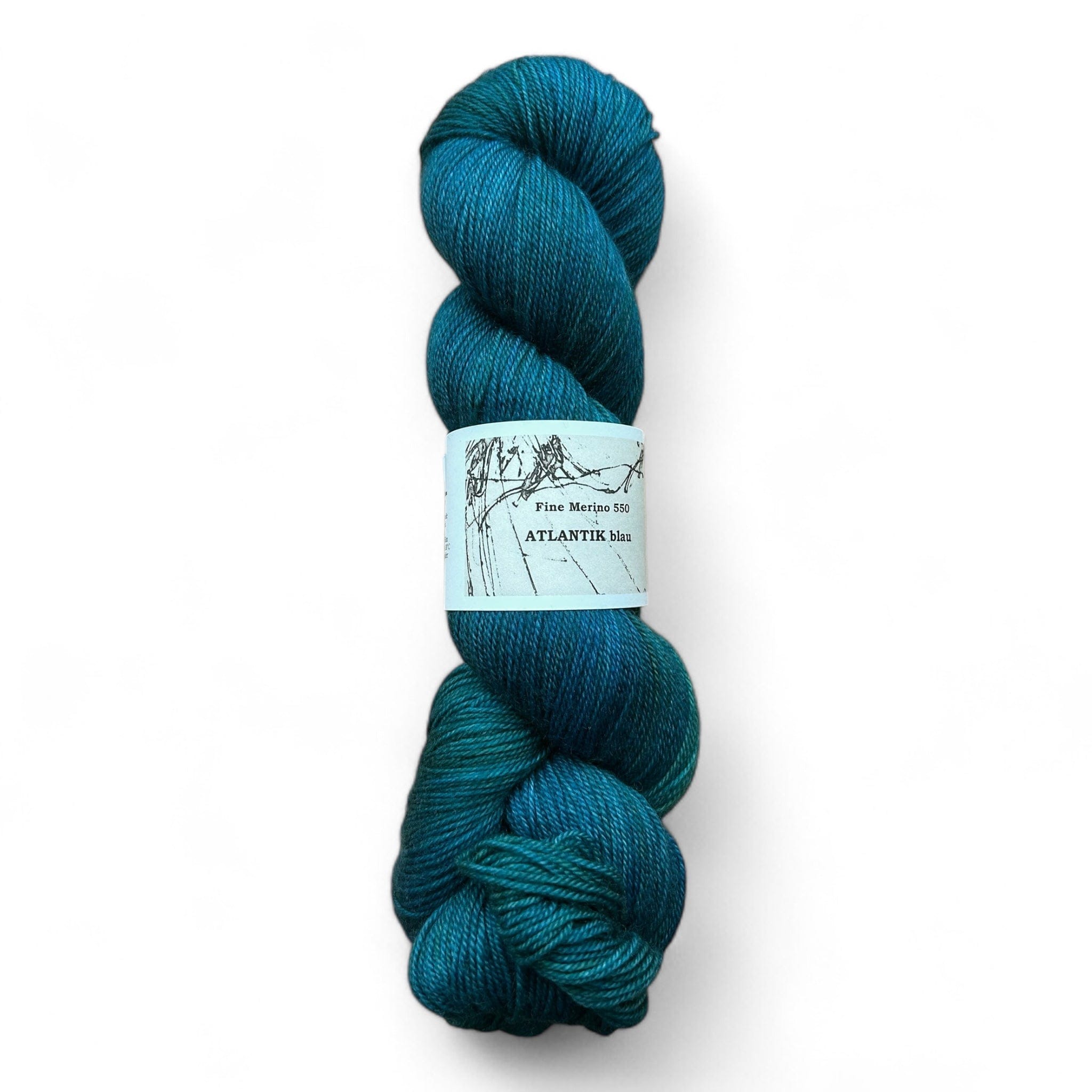 Atelier Franziska Uhl Atelier Franziska Uhl Fine Merino 550 ATLANTIK blau