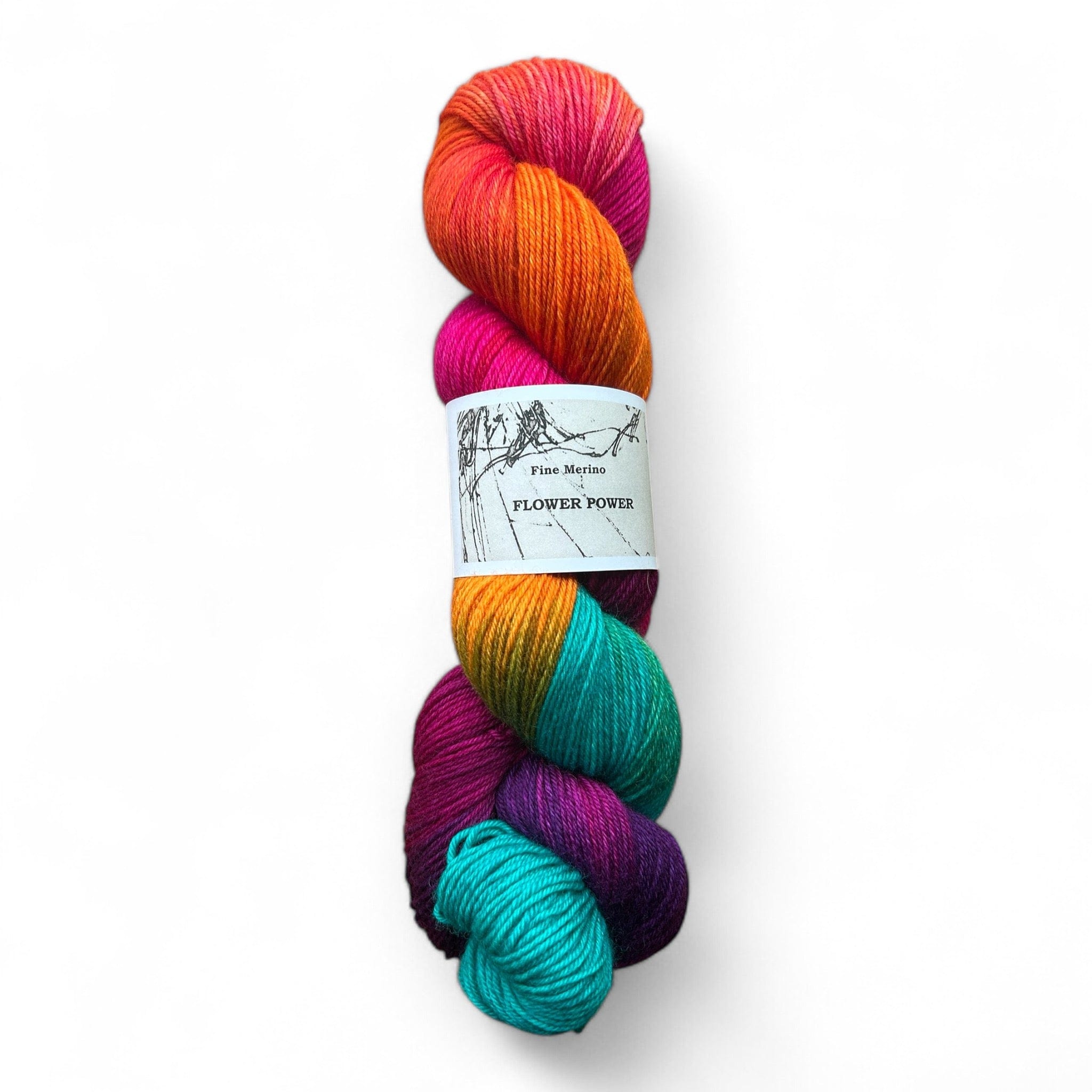 Atelier Franziska Uhl Atelier Franziska Uhl Fine Merino Sock Flower Power