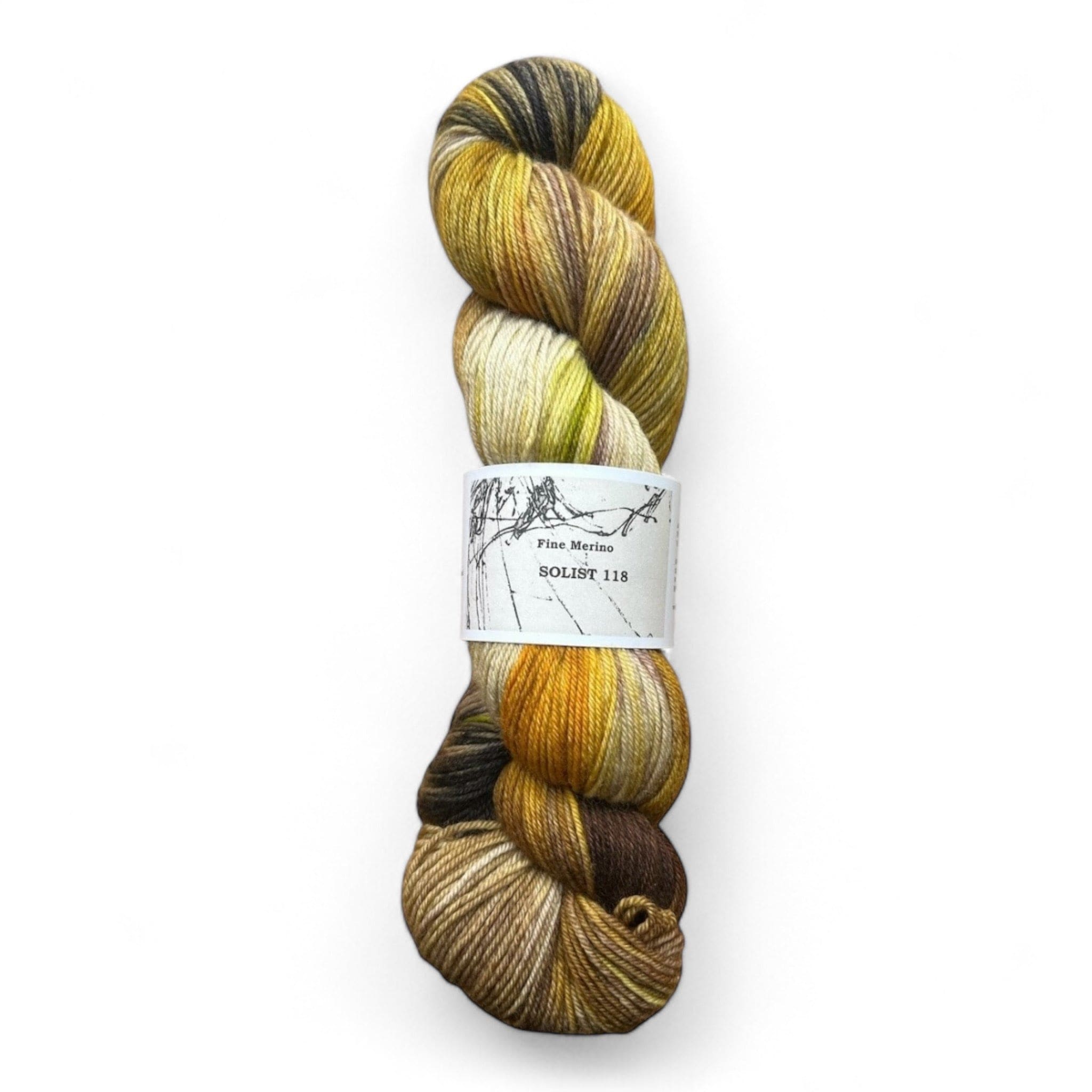 Atelier Franziska Uhl Atelier Franziska Uhl Fine Merino Sock „SOLISTEN“ Solist 118