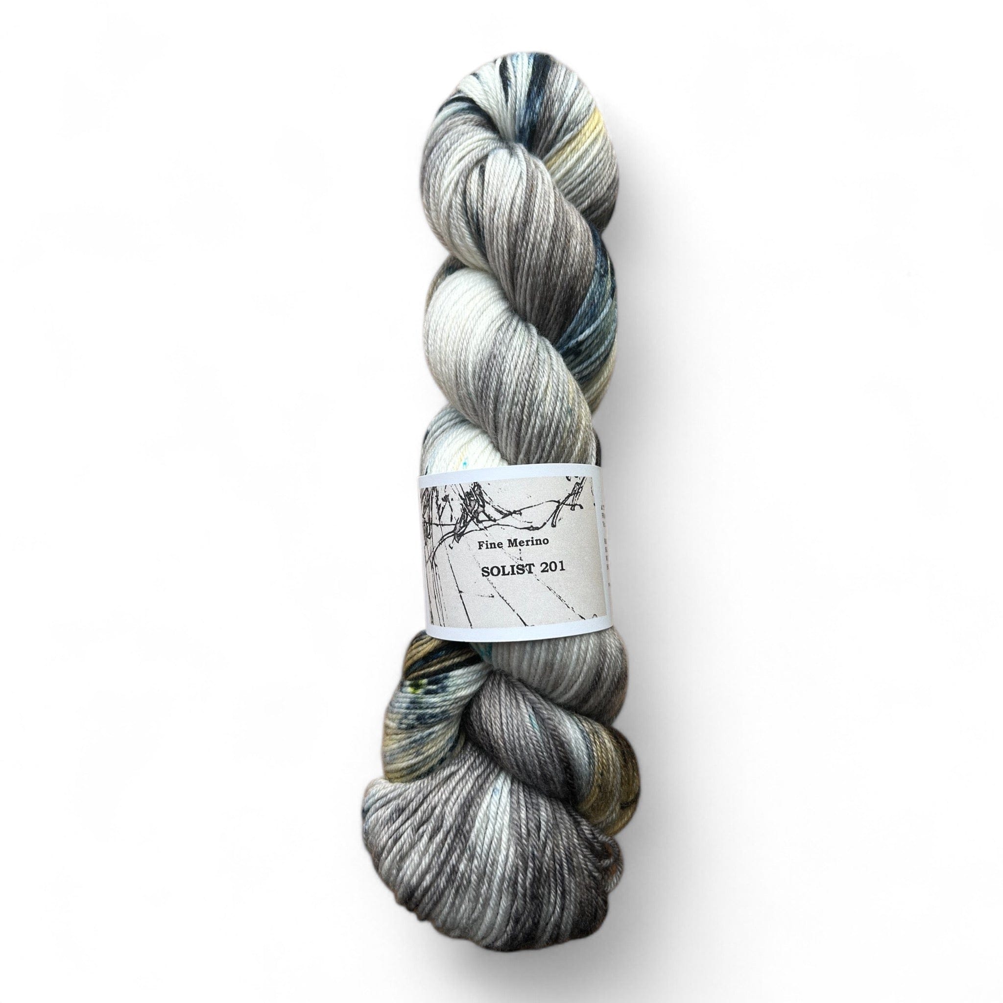 Atelier Franziska Uhl Atelier Franziska Uhl Fine Merino Sock „SOLISTEN“ Solist 201