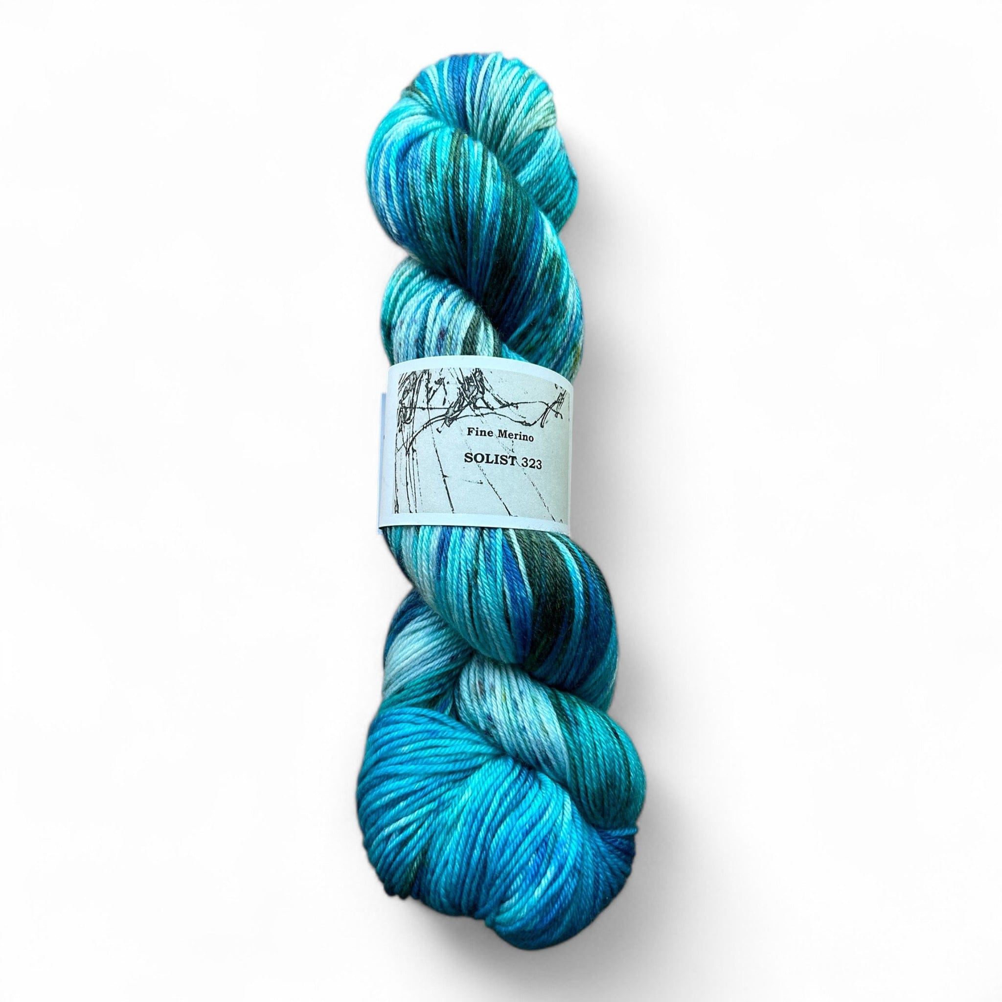 Atelier Franziska Uhl Atelier Franziska Uhl Fine Merino Sock „SOLISTEN“ Solist 323