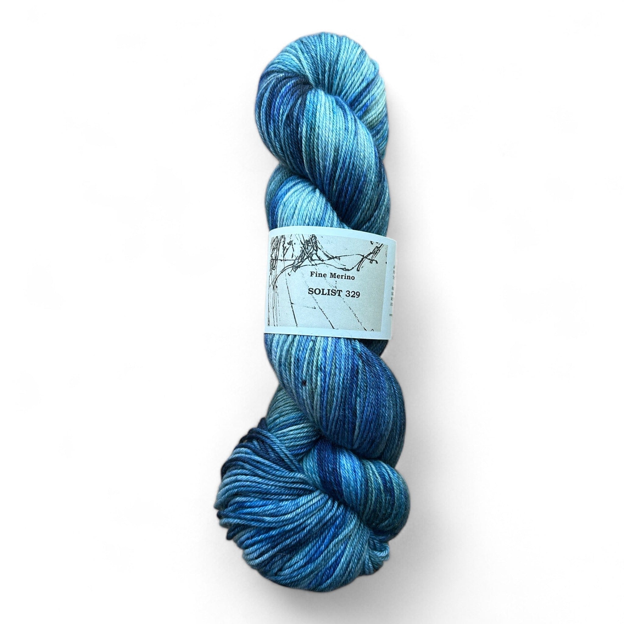 Atelier Franziska Uhl Atelier Franziska Uhl Fine Merino Sock „SOLISTEN“ Solist 329